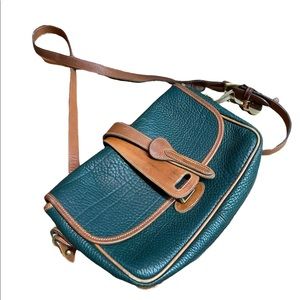 Dooney & Bourke | Vintage AWL Hunter Leather Crossbody Bag